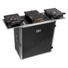 U92049SL2 - ULTIMATE FOLD OUT DJ TABLE SILVER PLUS (WHEELS)