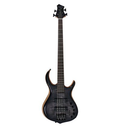 M7 SWAMP ASH-4 FRETLESS (2ND GEN) TBK TRANS BLACK