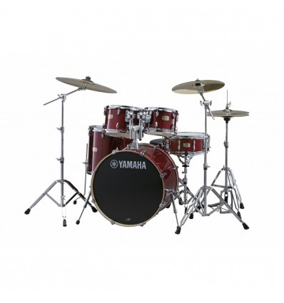 YAMAHA BATERIA STAGE CUSTOM BIRCH SBP2F5CR6W + HW68