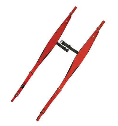 CORREA BASSO PARA HOMBROS ACORDEÓN ROJA