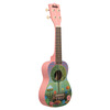 UKELELE SOPRANO SERIE UKADELIC GRAPHIC TOP JARDIN