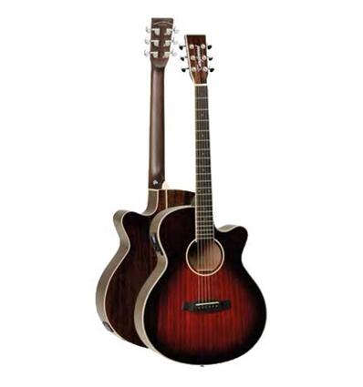 GUITARRA ACÚSTICA ELECTRIFICADA TANGLEWOOD TW4SJAVB SUPER JUMBO CUTAWAY