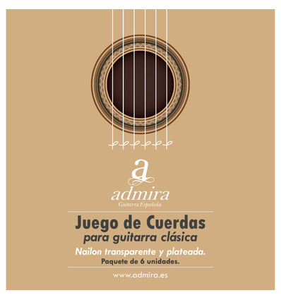 JUEGO DE CUERDAS ADMIRA PARA GUITARRA CLÁSICA
