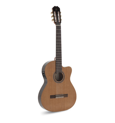 GUITARRA CLÁSICA ADMIRA VIRTUOSO ELECTRIFICADA FISHMAN CUERPO ESTRECHO CUTAWAY SERIE CONSERVATORIO
