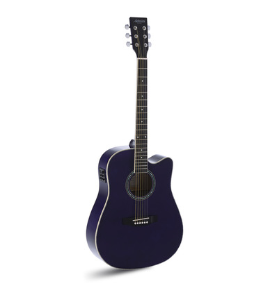 GUITARRA ACÚSTICA ADMIRA TENNESSEE MORADA BRILLO
