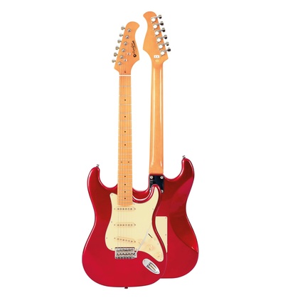 GUITARRA ELÉCTRICA PRODIPE SERIE ST80-MA STRATOCASTER ROJA