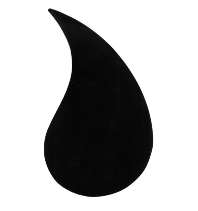 GOLPEADOR NEGRO ADHESIVO LAGRIMA GNAL