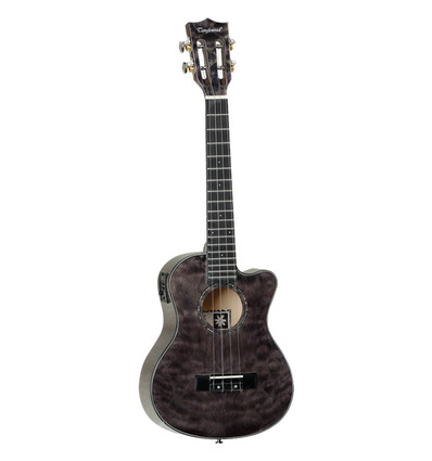 UKELELE DELUXE TANGLEWOOD SERIE TIARE TENOR NEGRO OBSIDIANA