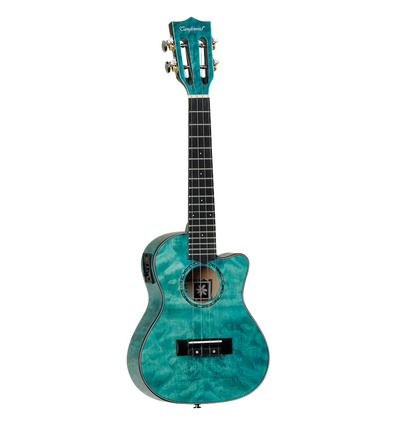 UKELELE DELUXE TANGLEWOOD SERIE TIARE CONCIERTO TAHITIAN CORAL 