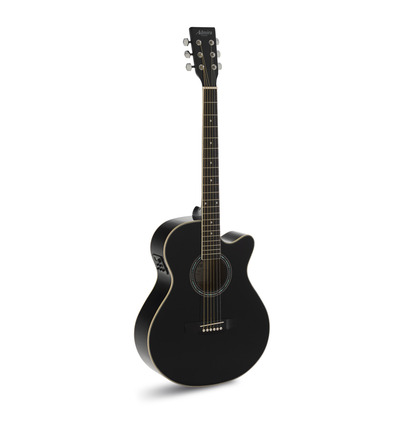 GUITARRA ACÚSTICA ADMIRA INDIANA NEGRA SATINADA