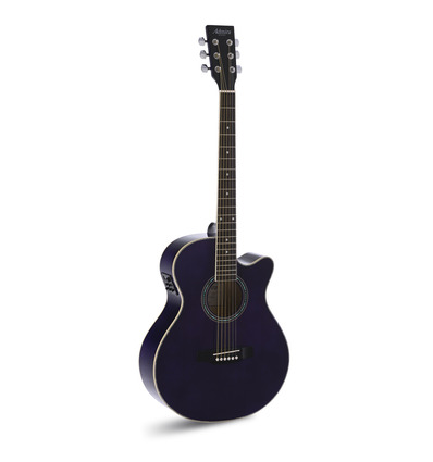 GUITARRA ACÚSTICA ADMIRA INDIANA MORADA SATINADA
