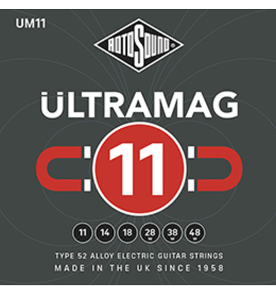 JUEGO DE CUERDAS ROTOSOUND ULTRAMAG PARA GUITARRA ELÉCTRICA UM11
