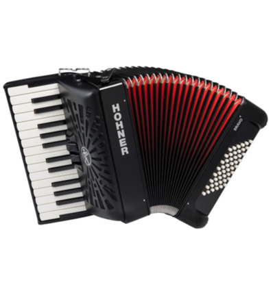 ACORDEÓN HOHNER BRAVO II 48 NEGRO