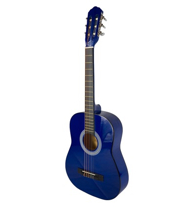 GUITARRA CLÁSICA ROCÍO C16 (3/4) TAMAÑO CADETE 90 CMS AZUL