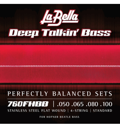 JUEGO DE CUERDAS LA BELLA PARA BAJO DEEP TALKIN´BEATLE HÖFNER FLATS