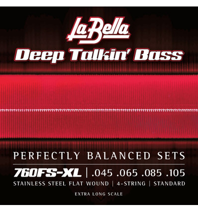 JUEGO DE CUERDAS PARA BAJO ELÉCTRICO DEEP TALKIN´EXTRA LONG SCALE 45-105