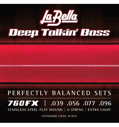 JUEGO DE CUERDAS PARA BAJO ELÉCTRICO DEEP TALKIN´EXTRA LIGHT 39-96