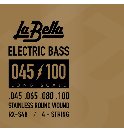 JUEGO DE CUERDAS LA BELLA PARA BAJO ELÉCTRICO RXS4B 45-100