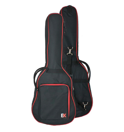 FUNDA EK PARA GUITARRA ACÚSTICA DE 15mm ROJA