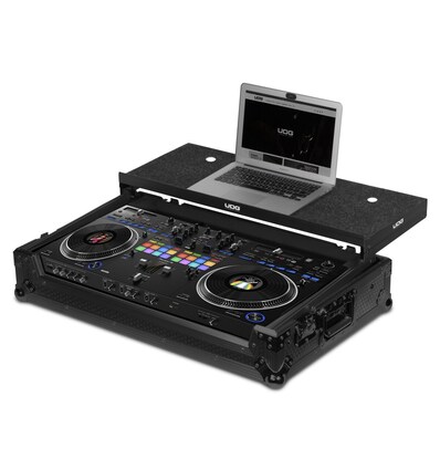 U91077BL UDG ULTIMATE FLIGHT CASE PIONEER DDJ-REV7 BLK PLUS (L&W)
