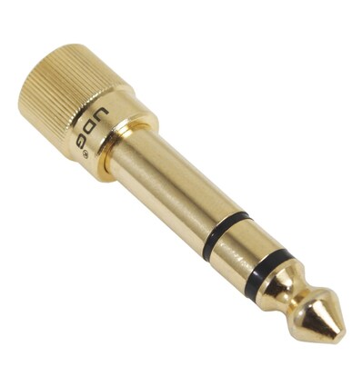 U94001 UDG ULTIMATE HEADPHONE JACK ADAPTER SCREW 3.5MM (1/8â) TO 6.35MM (1/4â)