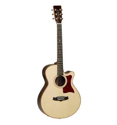 GUITARRA ACÚSTICA TANGLEWOOD SUPER FOLK CON CUTAWAY TW45HSRE 