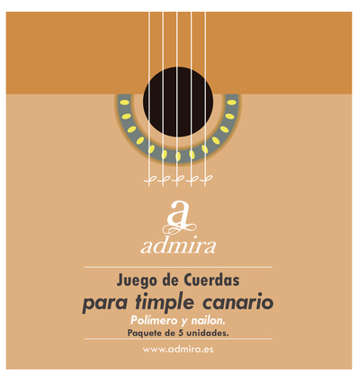 JUEGO DE CUERDAS ADMIRA PARA TIMPLE SOPRANO