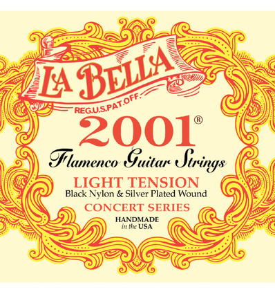 JUEGO DE CUERDAS LA BELLA PARA CLÁSICA B2001L TENSIÓN LIGERA