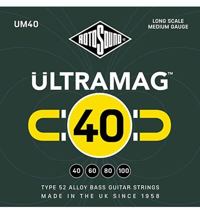 JUEGO DE CUERDAS ROTOSOUND ULTRAMAG PARA BAJO UM40