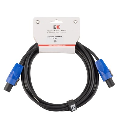 CABLE EK AUDIO PARA COLUMNAS SPEAKON-SPEAKON 3 M