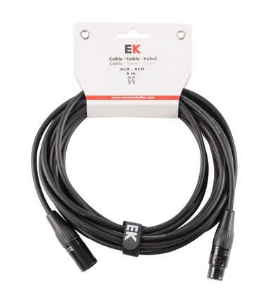 CABLE EK AUDIO NEUTRIK PARA MICRÓFONO XLR/XLR 6 M