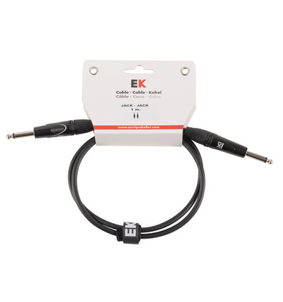 CABLE EK AUDIO PARA GUITARRA JACK-JACK 1 M