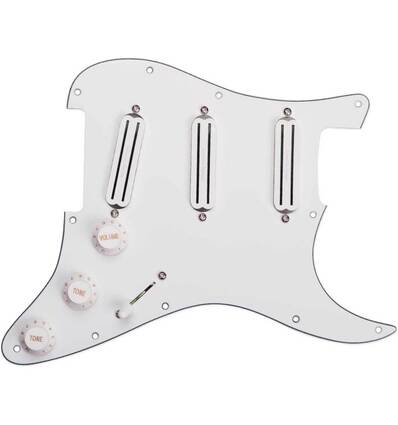 PICKGRD ASSY TRIPLE RAILS WHT