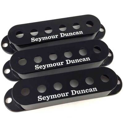 STRAT COVER BLACK SET (3) LOGO
