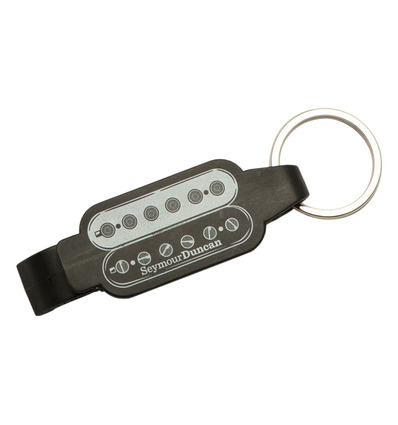 BEVERAGE OPENER KEYRING PLASTIC BLACK