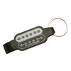 BEVERAGE OPENER KEYRING PLASTIC BLACK