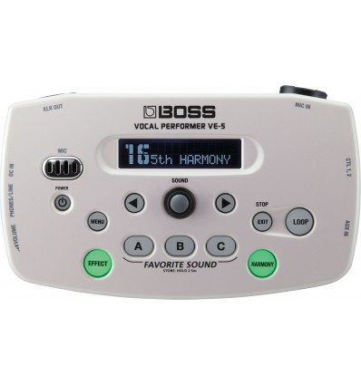 BOSS VOCAL PERFORMER VE-5 WH