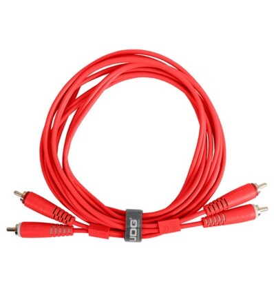 U97001RD - ULTIMATE AUDIO CABLE SET RCA-RCA STRAIGHT RED
