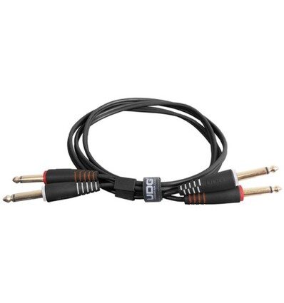 U97002BL - ULTIMATE AUDIO CABLE SET JACK - JACK STRAIGHT BLACK