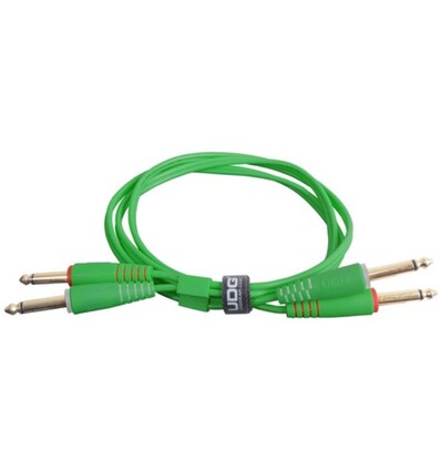 U97002GR - ULTIMATE AUDIO CABLE SET JACK - JACK STRAIGHT GREEN
