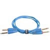 U97002LB - ULTIMATE AUDIO CABLE SET JACK - JACK STRAIGHT LIGHT BLUE