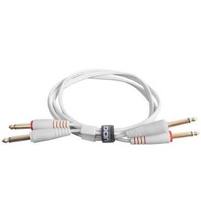 U97002WH - ULTIMATE AUDIO CABLE SET JACK - JACK STRAIGHT WHITE