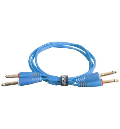 U97004LB - ULTIMATE AUDIO CABLE SET JACK - JACK STRAIGHT LIGHT BLUE