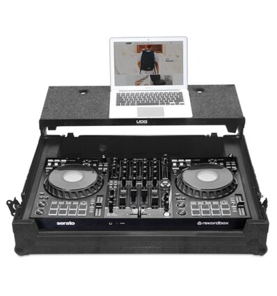 U91088BL - ULTIMATE FLIGHT CASE PIONEER DDJ-FLX10 BLACK PLUS (L&W)
