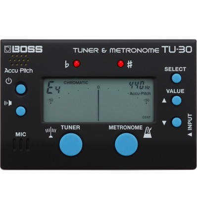 BOSS AFINADOR METRONOMO TU-30