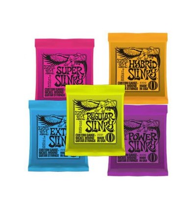 ERNIE BALL CUERDA ELECTRICA JUEGO SLINKY