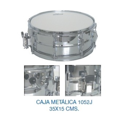 CAJA METÁLICA CON DOBLE BORDONERO JINBAO 1052J