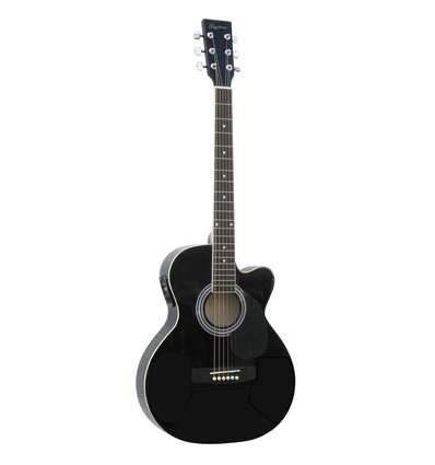 GUITARRA ACÚSTICA ELECTRIFICADA DAYTONA A401CEBK NEGRA