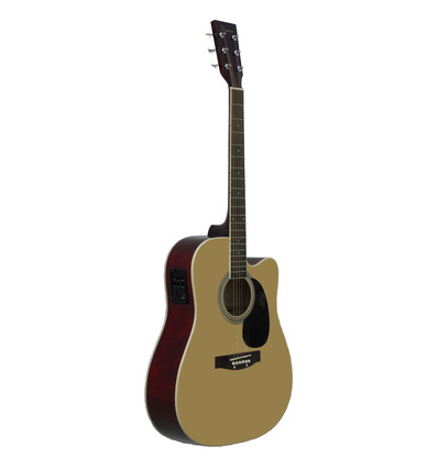 GUITARRA ACÚSTICA DAYTONA A411CE ELECTRIFICADA NATURAL 