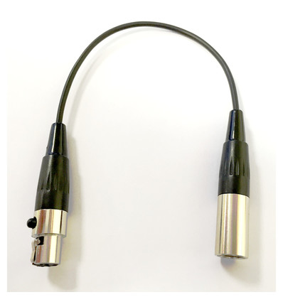 CABLE PRODIPE ADAPTADOR MINI XLR PARA MICRÓFONOS ADTA4F